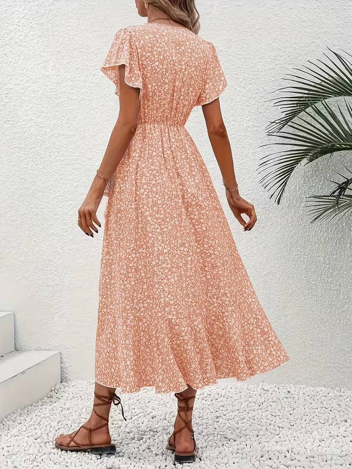 Elara | Fließendes, Bauch-umspielendes Wickelkleid