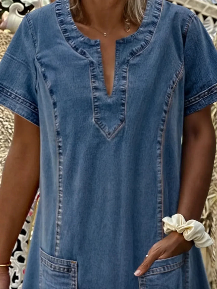 Sofia™ - Weiches Denim-Kleid