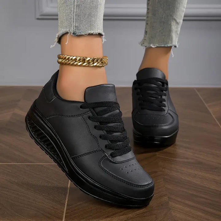 Atmungsaktive Plattform-Sneaker für Damenmode