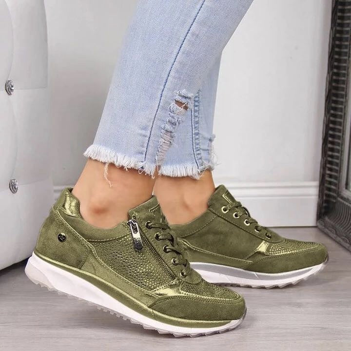 Ginevra - Ortopädische Turnschuhe mit Reißverschluß