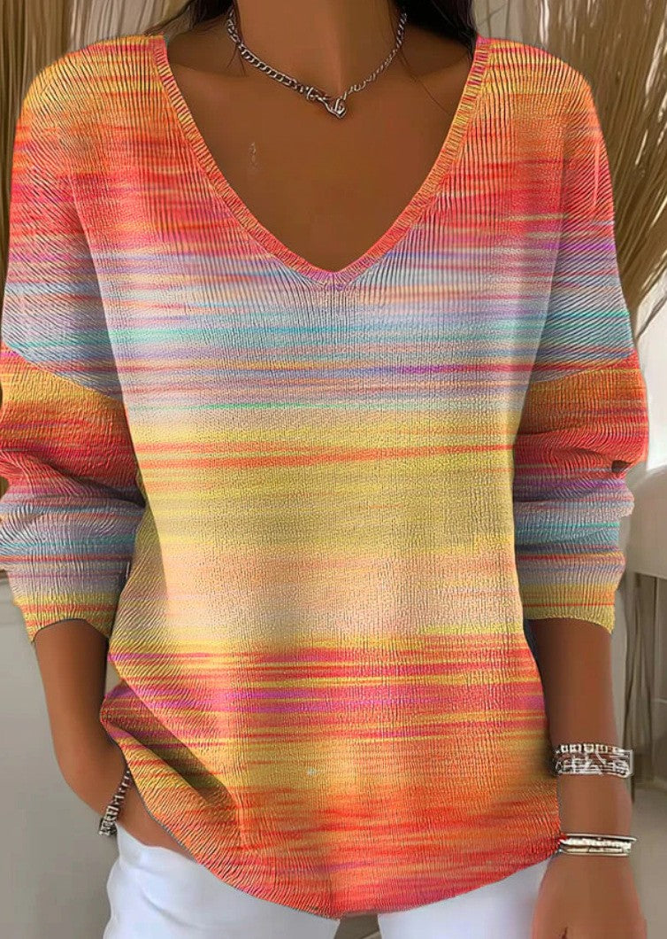 Beatrice – Pullover mit V-Ausschnitt