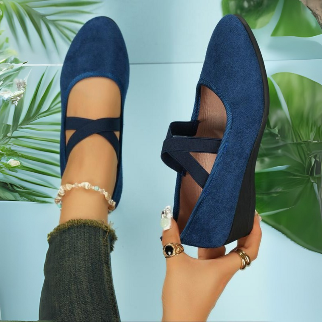 Geschlossene Wedge Ballettschuhe