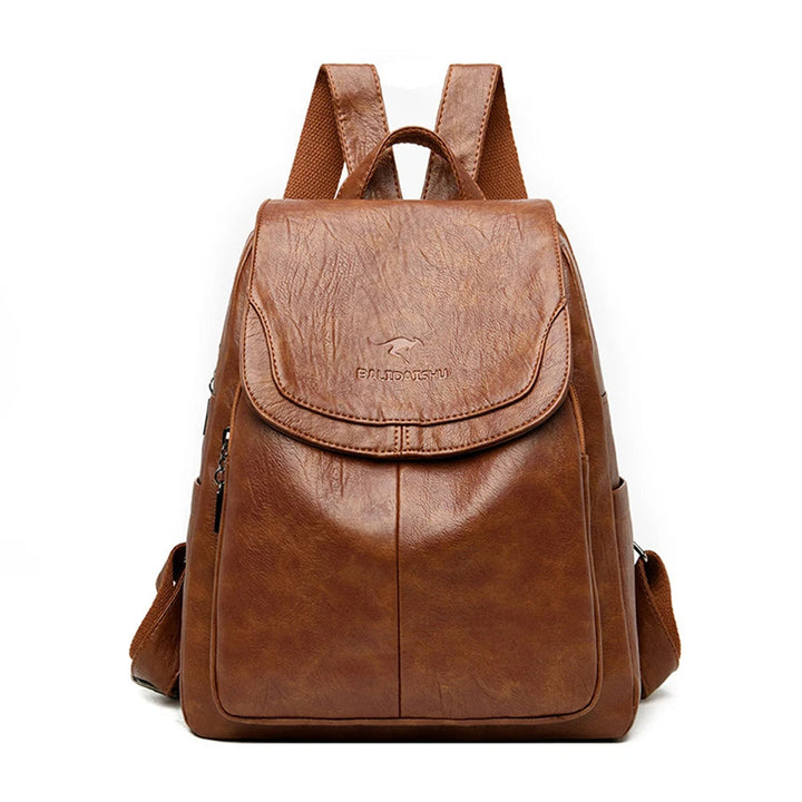 Gwendolyn - Anti-Diebstahl-Rucksack aus Leder
