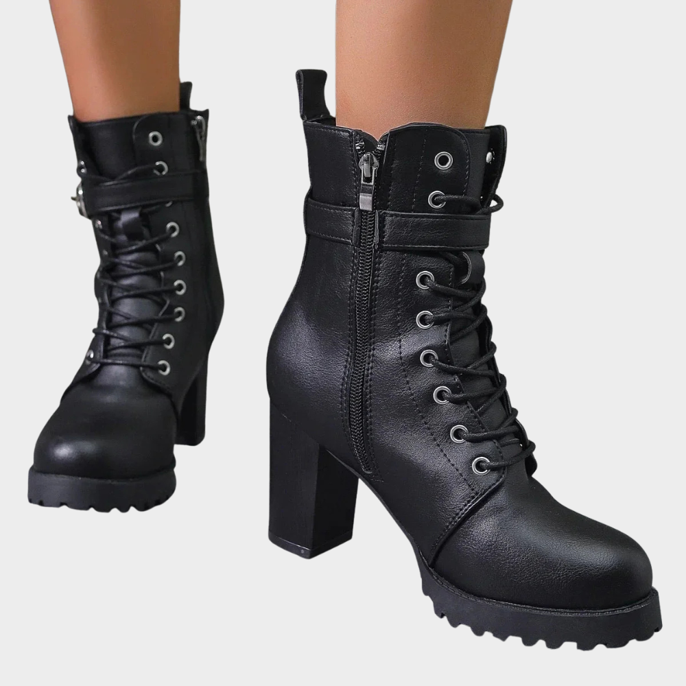 Quinn | Stiefeletten mit ausgestelltem Absatz