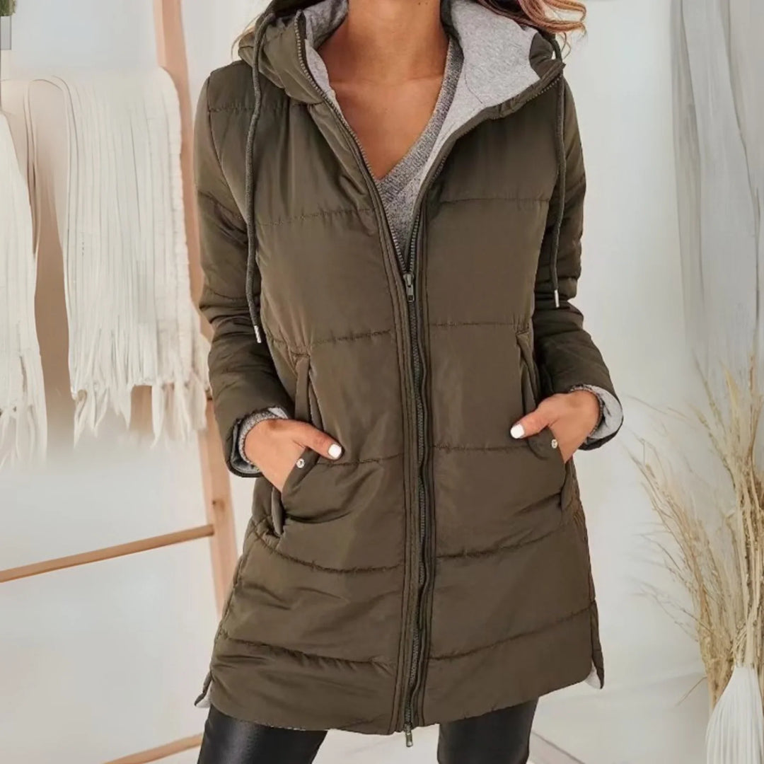 Rae™ - Lässige Kapuzen-Puffer-Daunenjacke