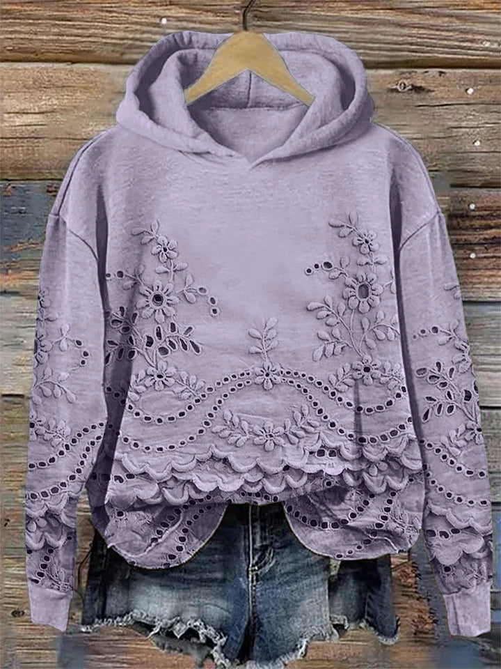 Regine™ - Gemütlicher Hoodie mit floralem Print