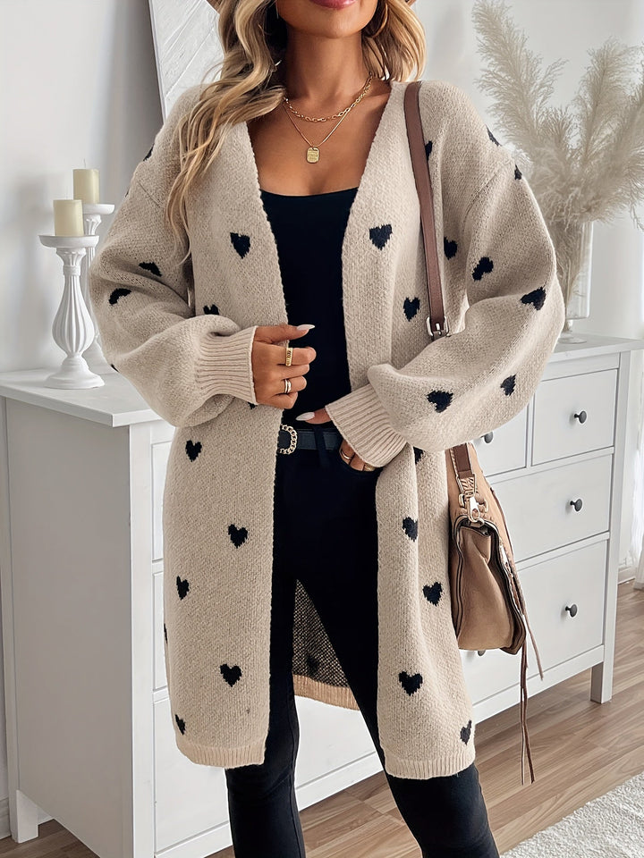 Mabel™ - Herz Strickjacke