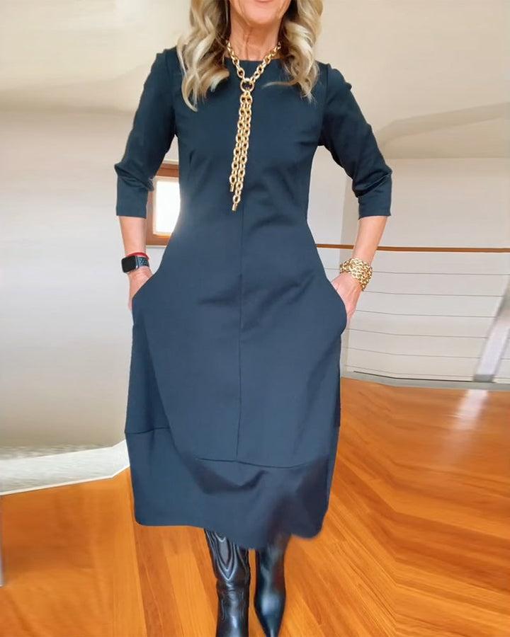 Greta - Lässiges Eleganz Kleid