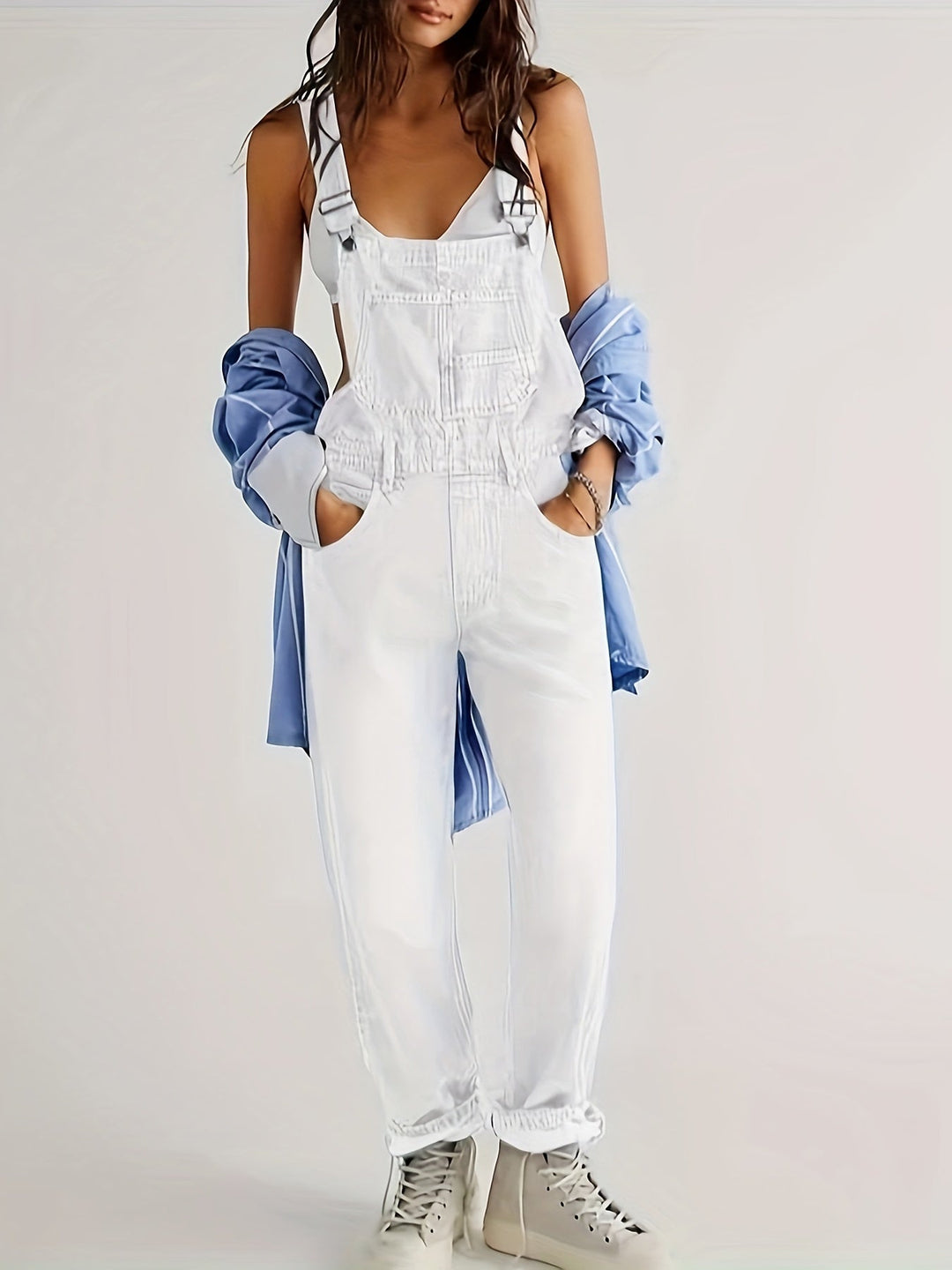Wendy™ - Trendige Denim-Latzhose
