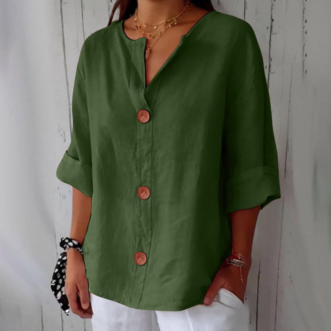 Clara™ - Legere Leinenbluse