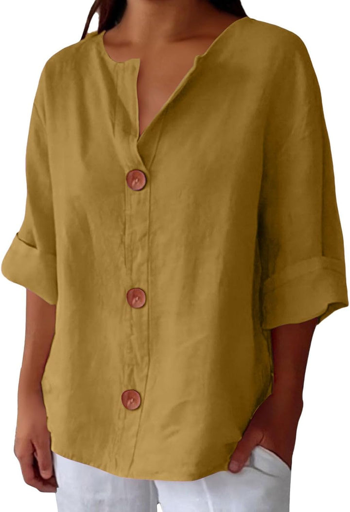 Clara™ - Legere Leinenbluse