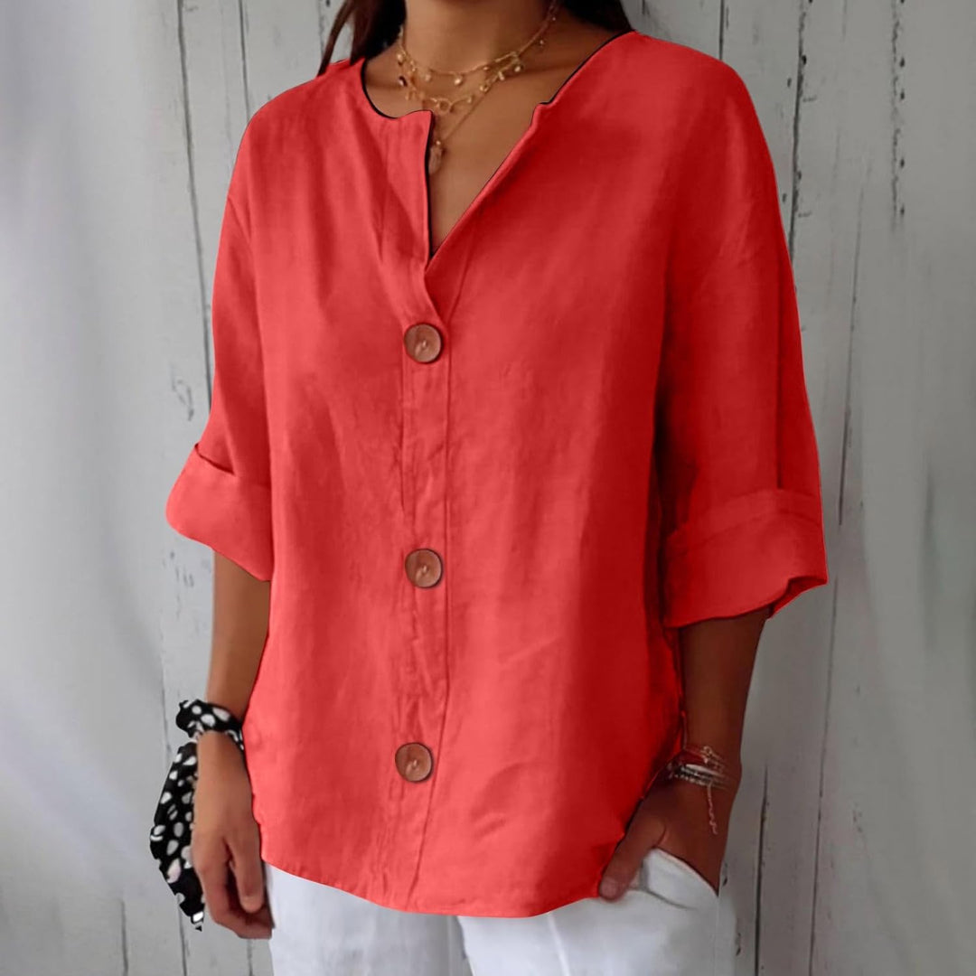 Clara™ - Legere Leinenbluse