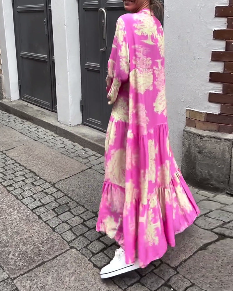 Diana™ - Bequemes Patchwork-Maxikleid
