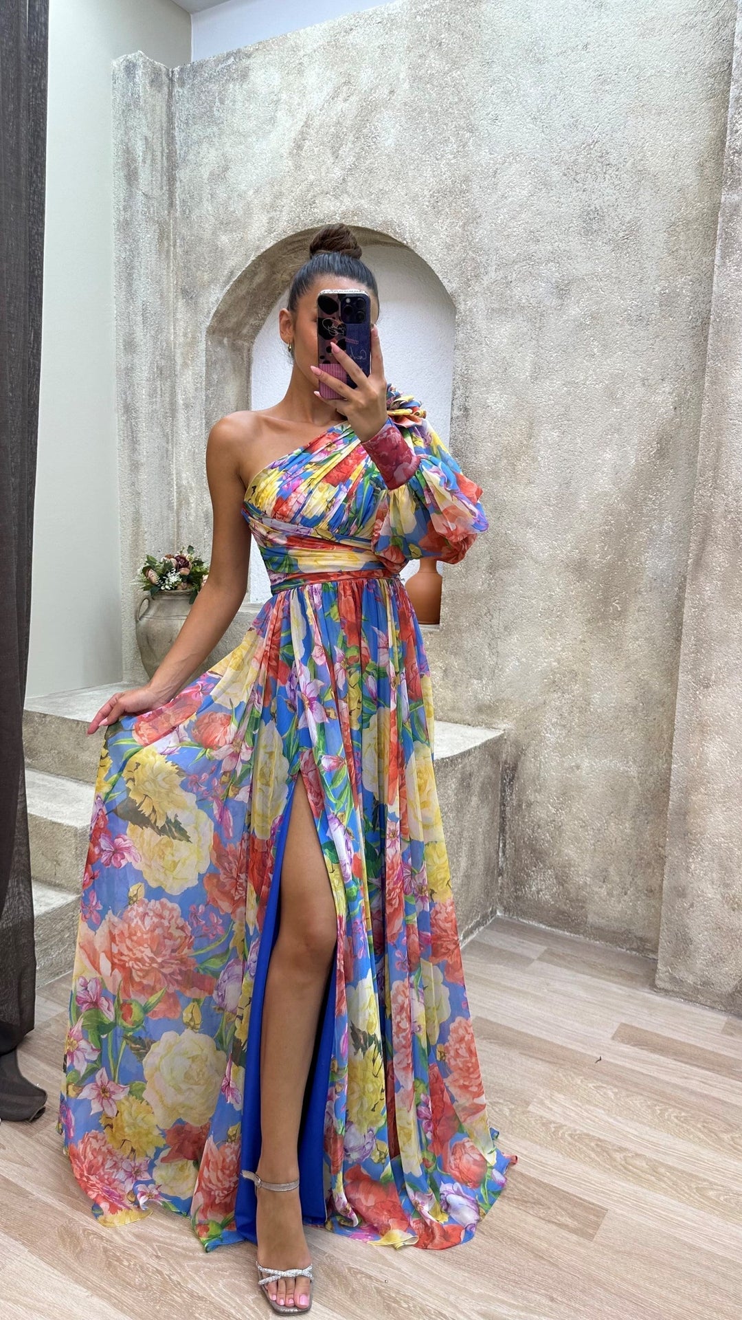 Whitney | Schickes Fließendes Schulterkleid für Sommeranlässe