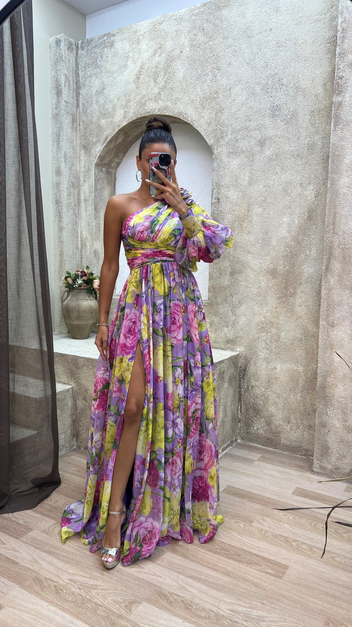 Whitney | Schickes Fließendes Schulterkleid für Sommeranlässe