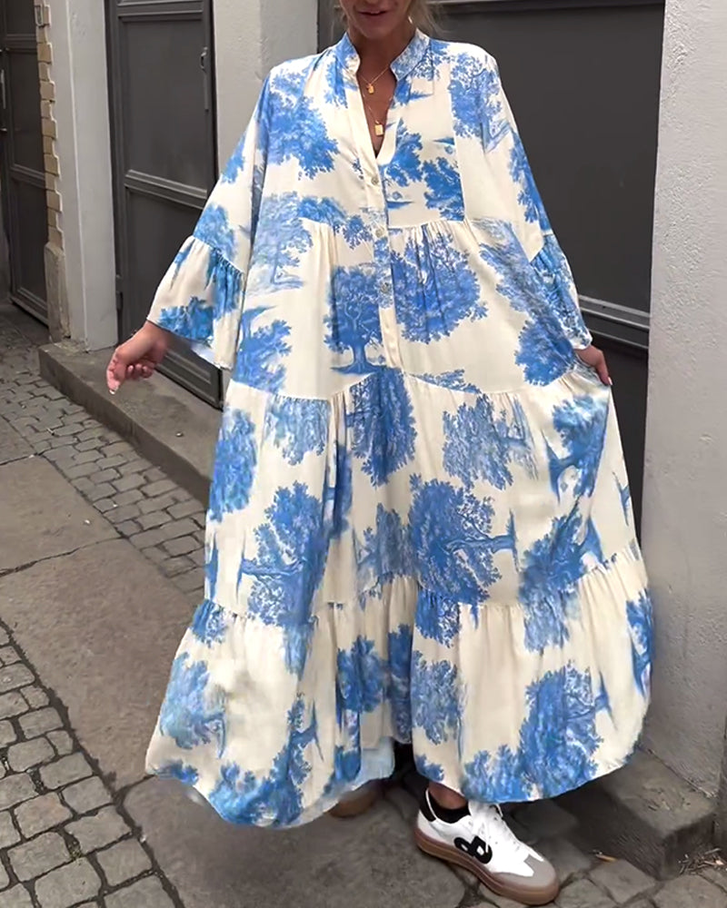 Ophelia - Langes Fließendes Kleid