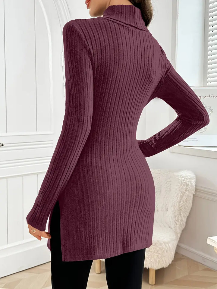 Sarah - Eleganter Langärmeliger Pullover Mit Schmaler Passform Für Den Herbst
