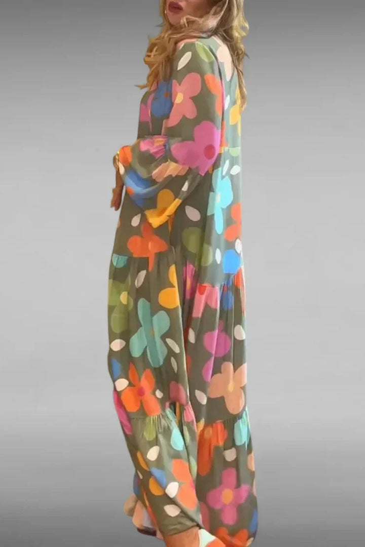 Blumentraum | Lässiges Maxikleid