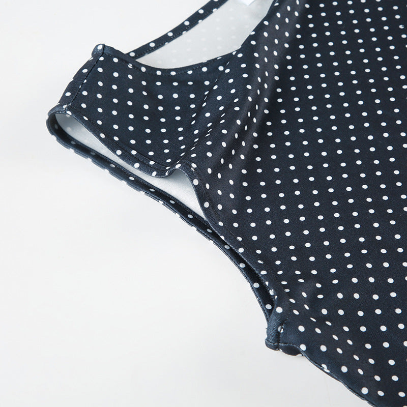 Jane | Gepunktetes Minikleid