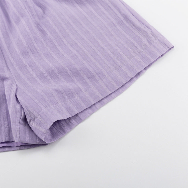Yselia - Luftiges Button-Up und Shorts Set