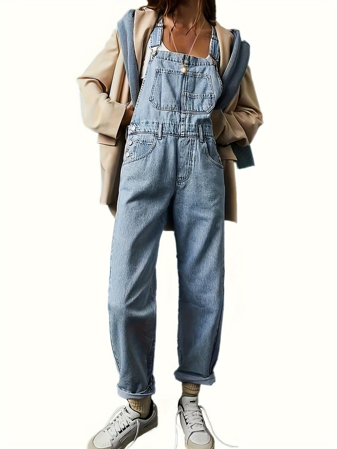 Wendy™ - Trendige Denim-Latzhose