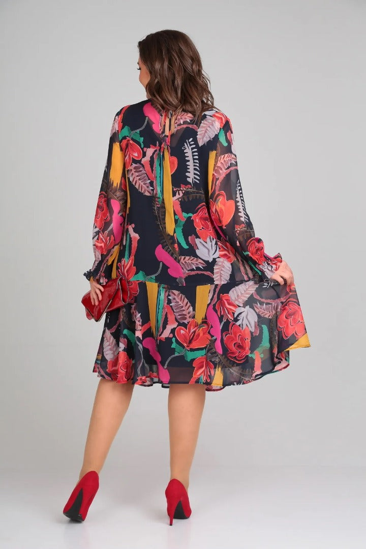Andrea™ - Modisches Blumenkleid