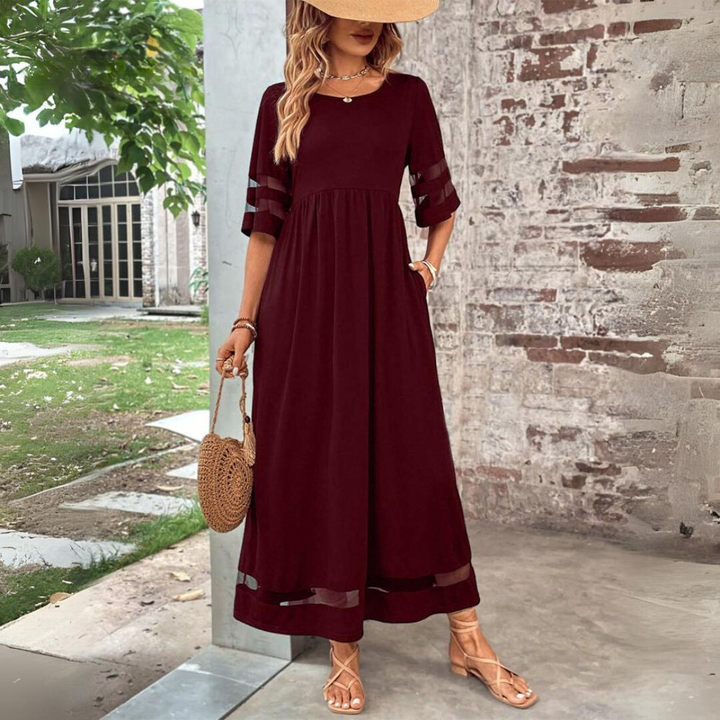 Aubrey™ – Figurbetonendes Midi-Kleid für eine schlanke Silhouette