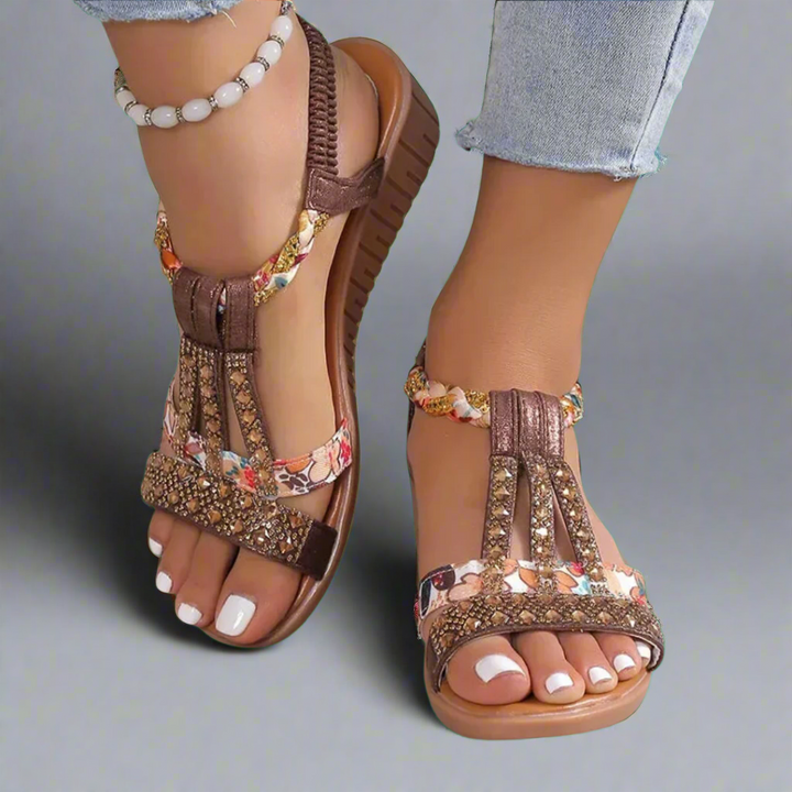 Bernatrudis | Elegante Boho-Sandalen für den Sommer