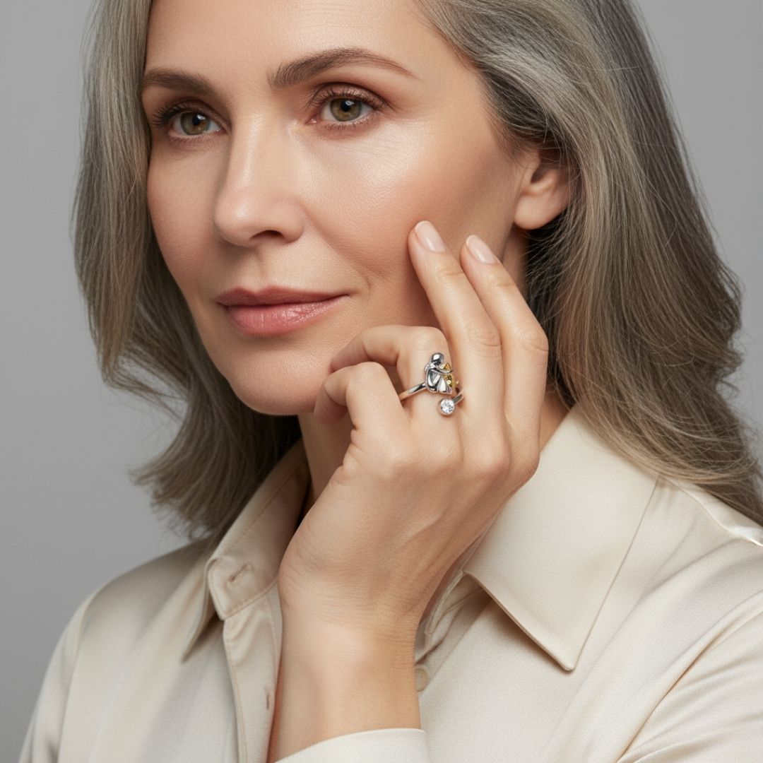 Rose™ - Ring mit Hundemotiv
