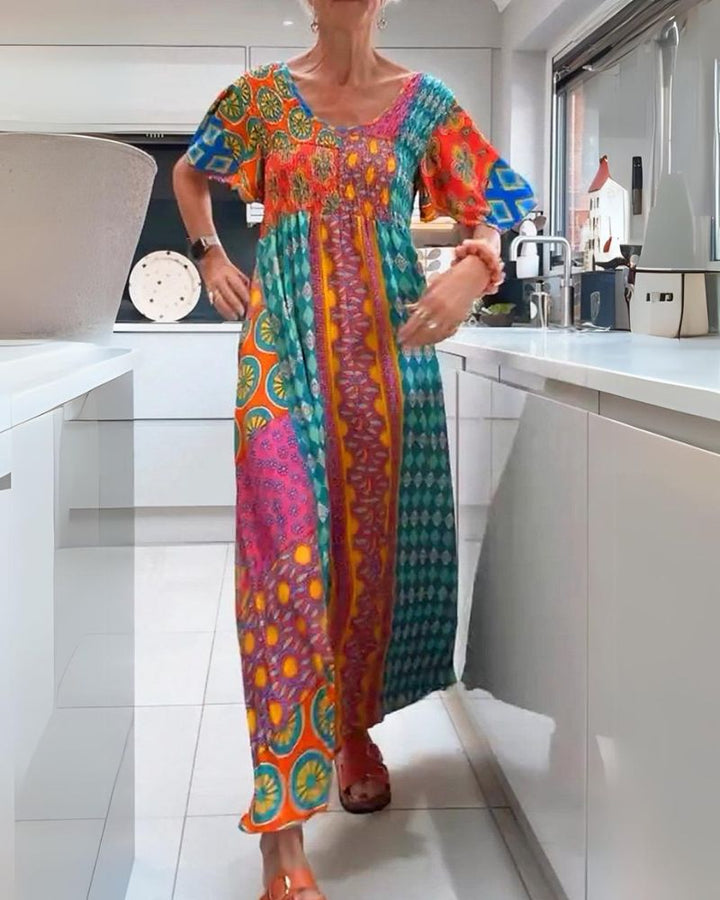 Melania™ - Buntes Bohemian Kleid