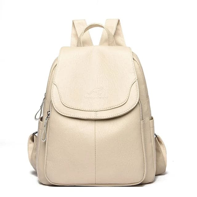Gwendolyn - Anti-Diebstahl-Rucksack aus Leder