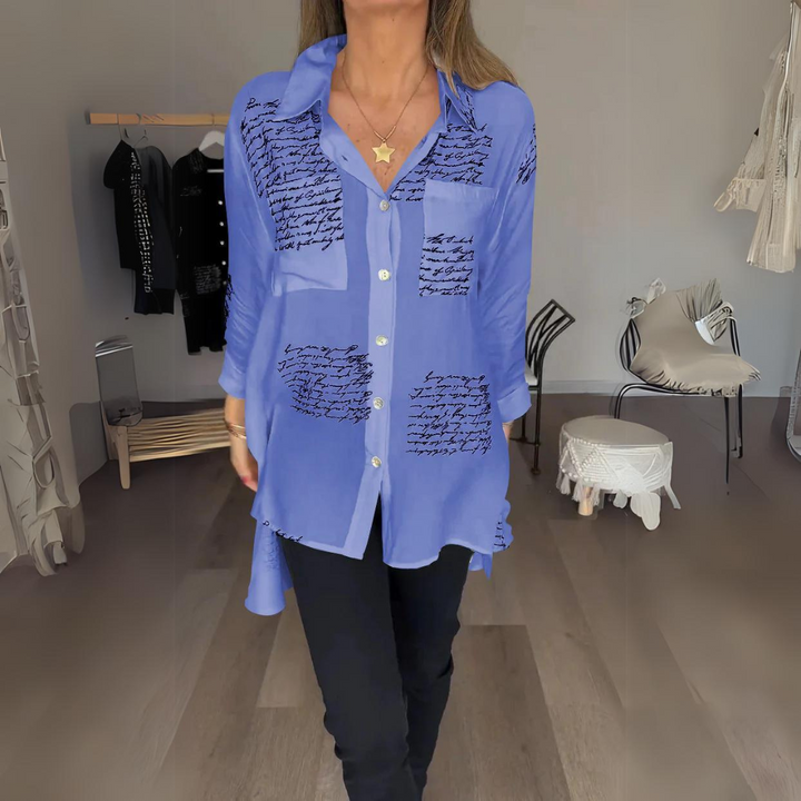 Celesta™ - Handgeschriebenes Button-Up Hemd