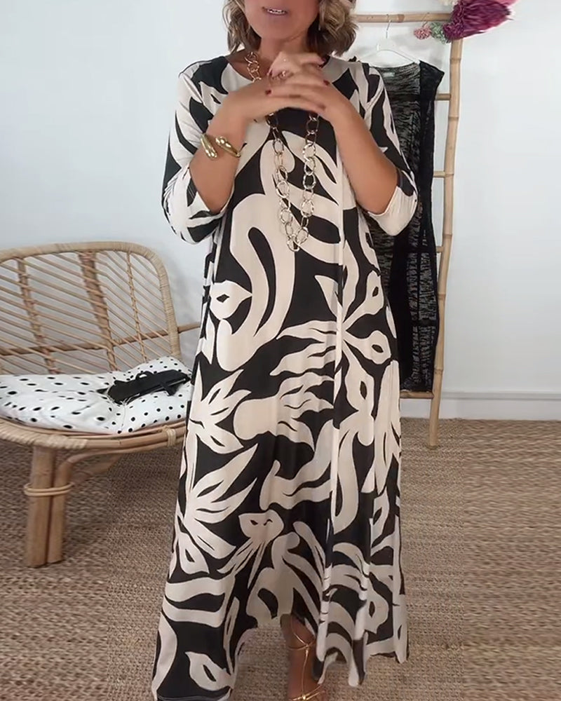 Ysabel - Abstraktes Muse Kleid