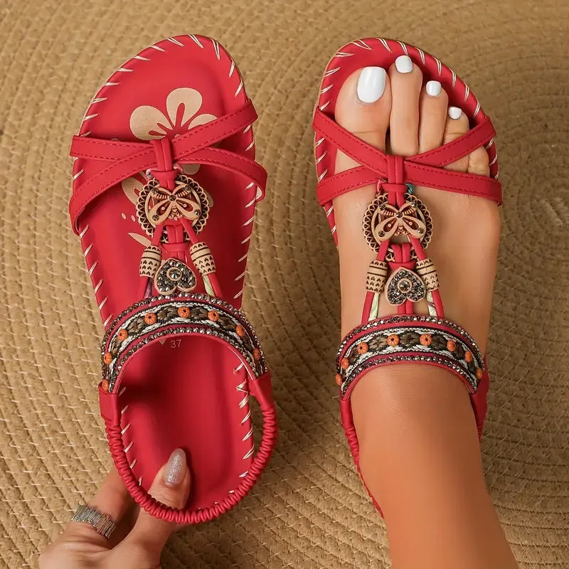 Colella™ - Elegante Orthopädische Blüten Sandalen