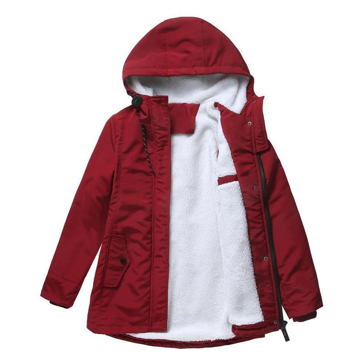 AMINA™ - Isolierte Winterjacke mit Kapuze und gestepptem Futter für ultimativen Wärmekomfort