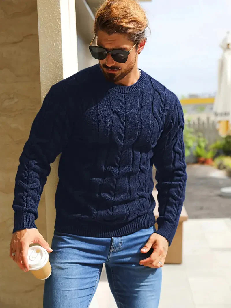 Brit & Boho™️ | Graphica Geo Strickpullover