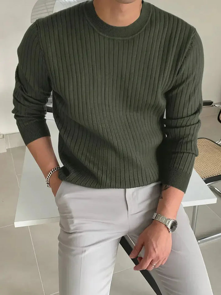 Brit & Boho™️ | Mike Essential Rundhalspullover