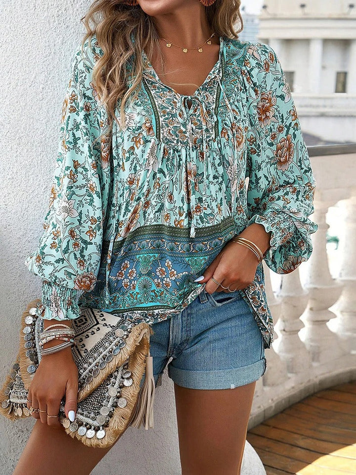 Helena™ - Sommer Blumen Top