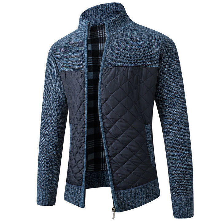 Mason | Herren Cardigan mit Stehkragen und Taschen
