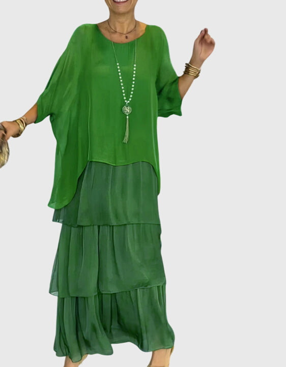 Susan™ | Elegantes, langes, fließendes Kleid