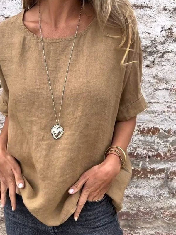 Annette™ | Minimalistisches Relaxed Top