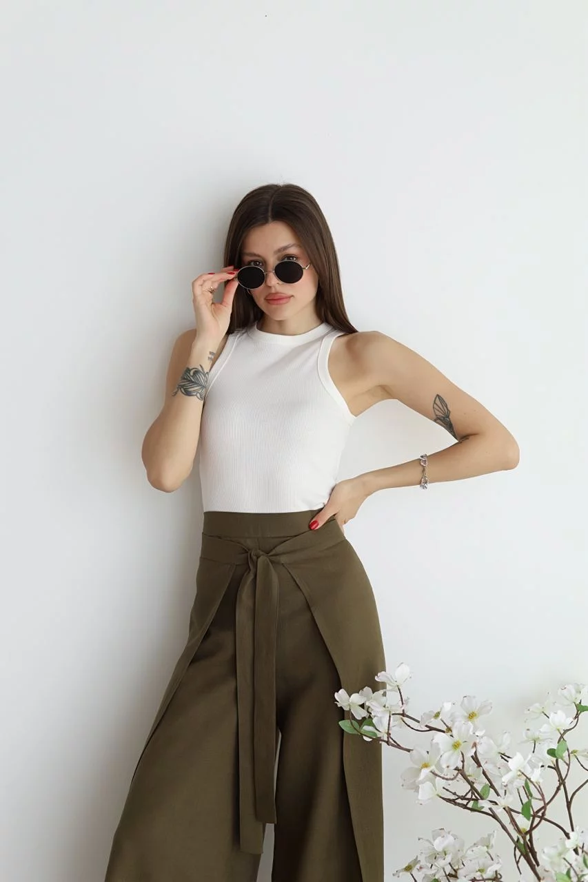Marika™ - Weite Leinenhosen