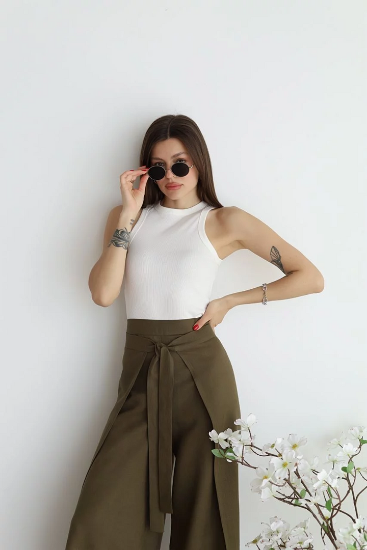 Marika™ - Weite Leinenhosen