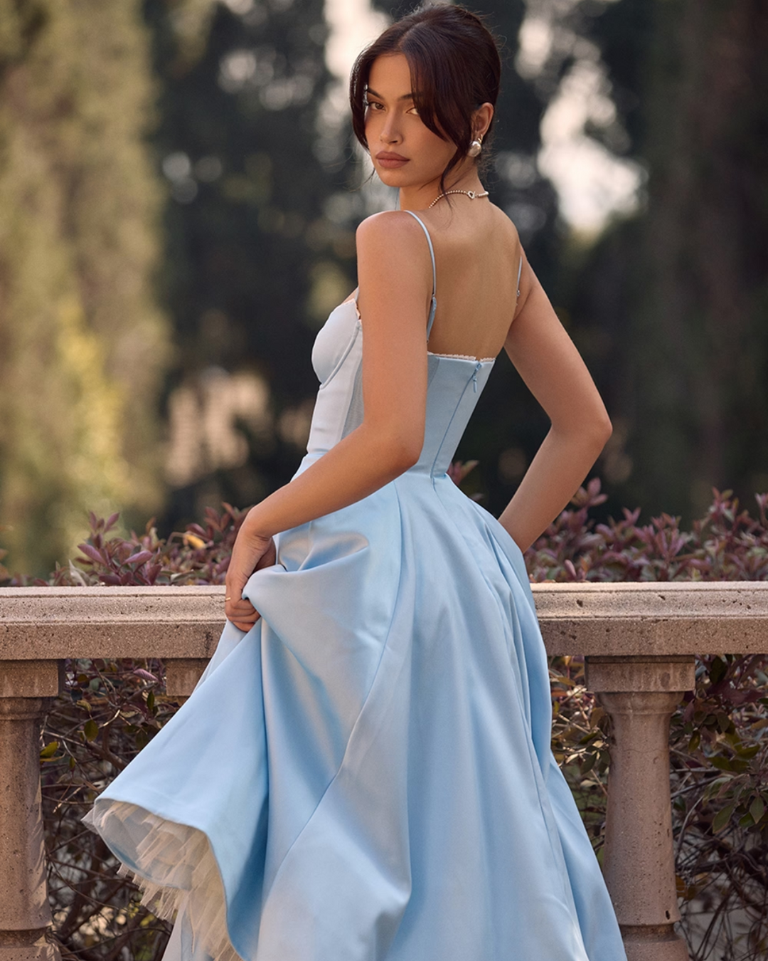 Ophira™ - Elegantes Korsett-Midi-Kleid