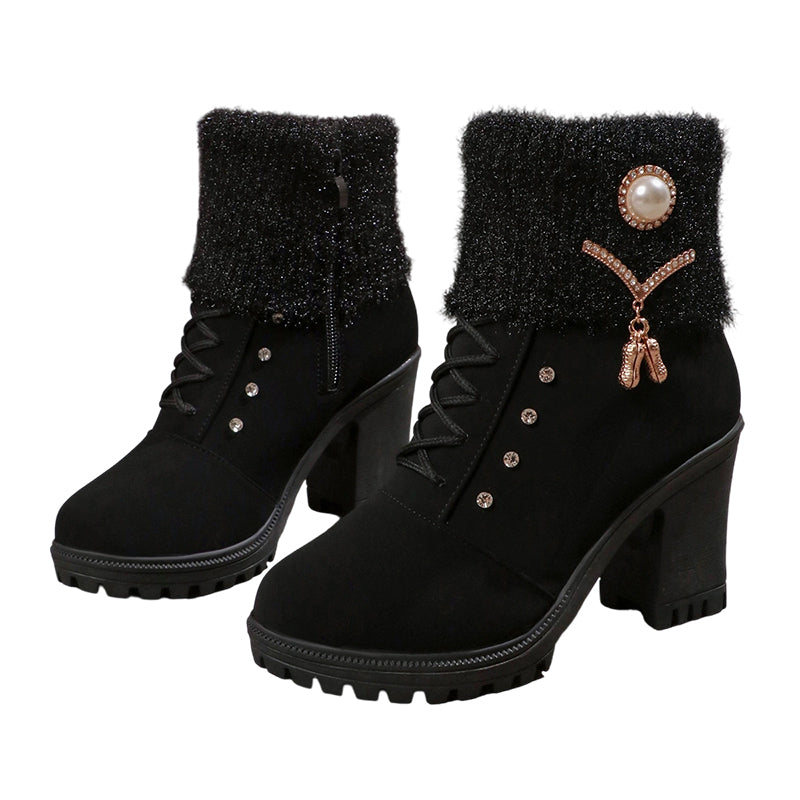 Alana™ - Chunky-Heel-Stiefel