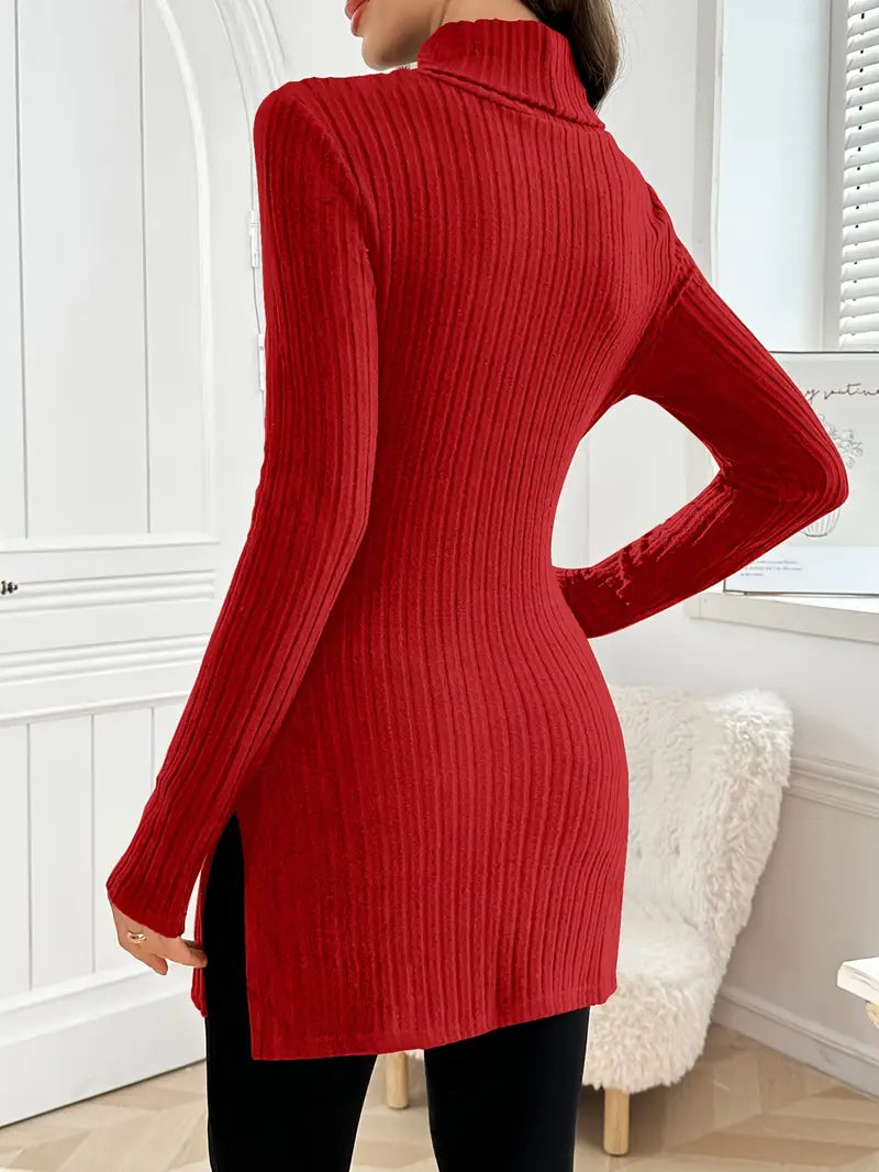 Sarah - Eleganter Langärmeliger Pullover Mit Schmaler Passform Für Den Herbst
