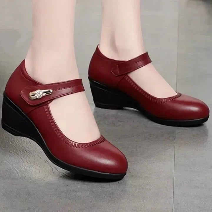 Lydia | Zapatos de cuña Mary Jane para mujer