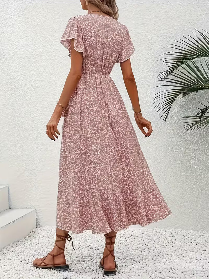 Elara | Fließendes, Bauch-umspielendes Wickelkleid
