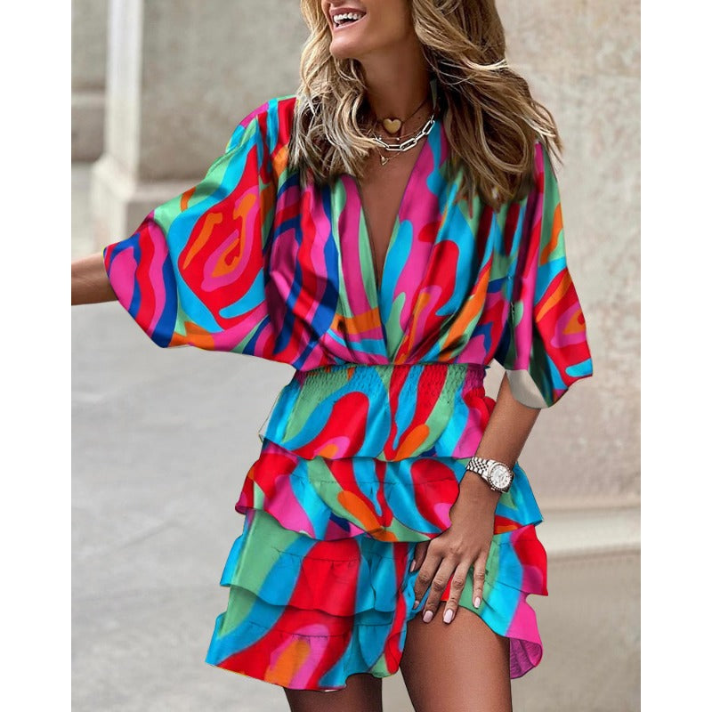 Francesca™ - Stylisches Druckkleid