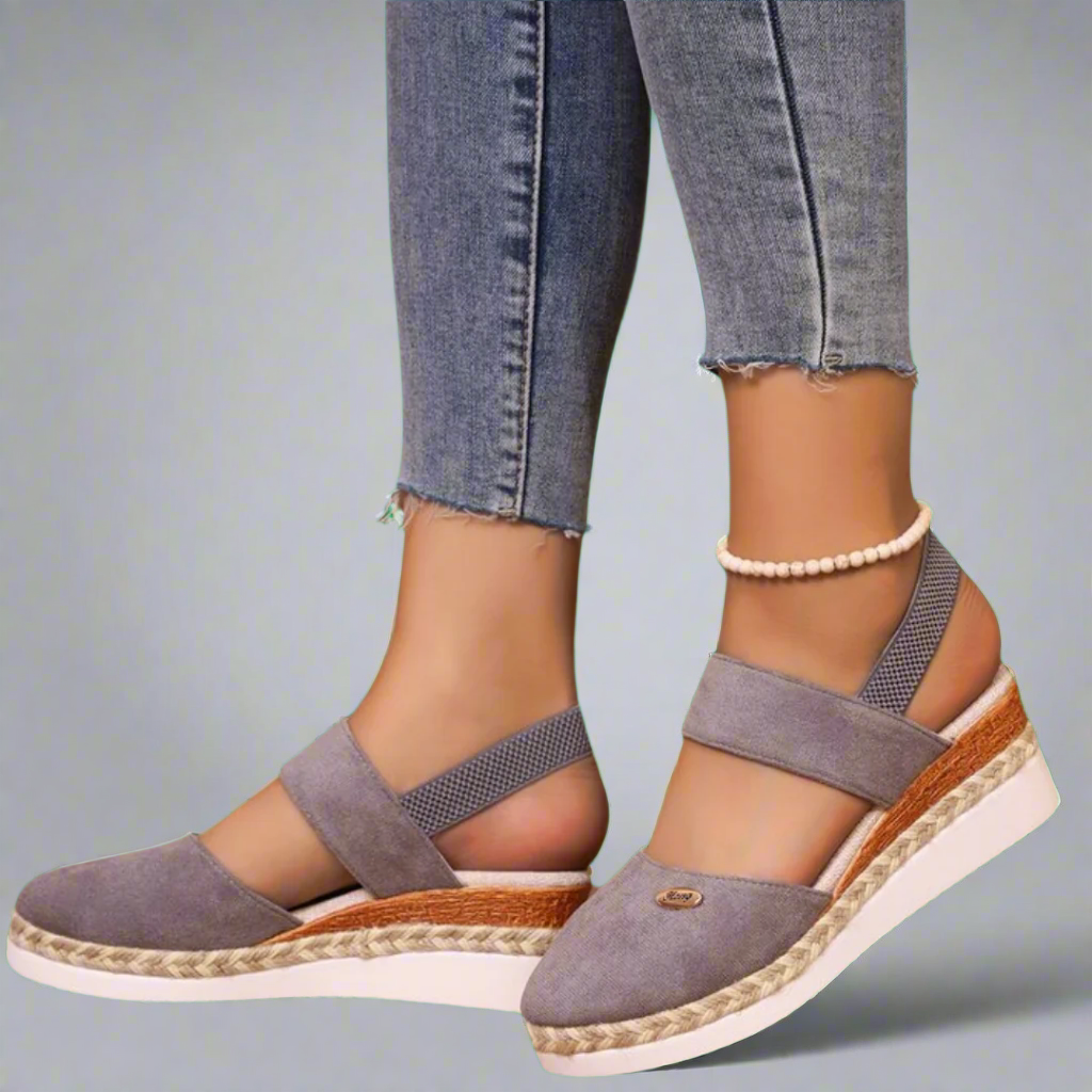 Gitta | Plus-Size Wedge Sandalen – Bequem und Vielseitig